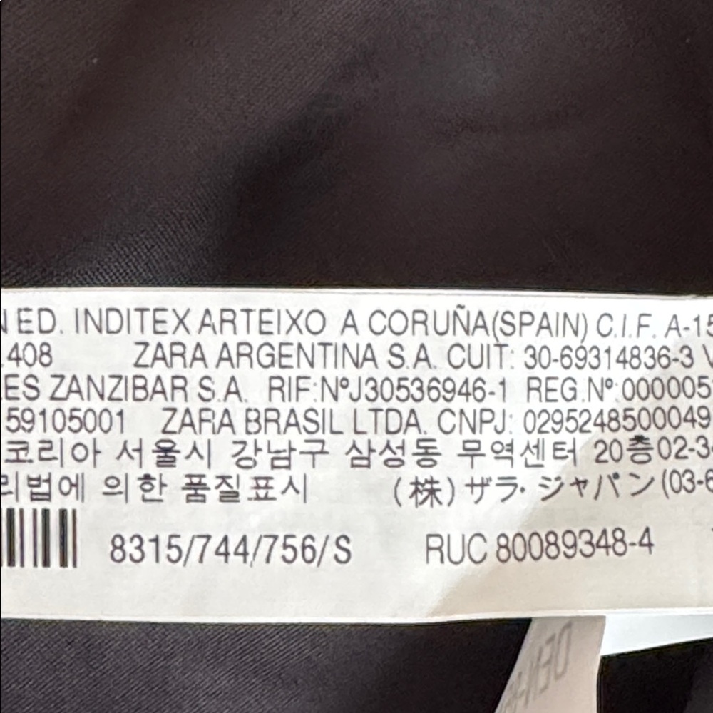 Zara Manteco Camel Cape Size S - Picture 14 of 14